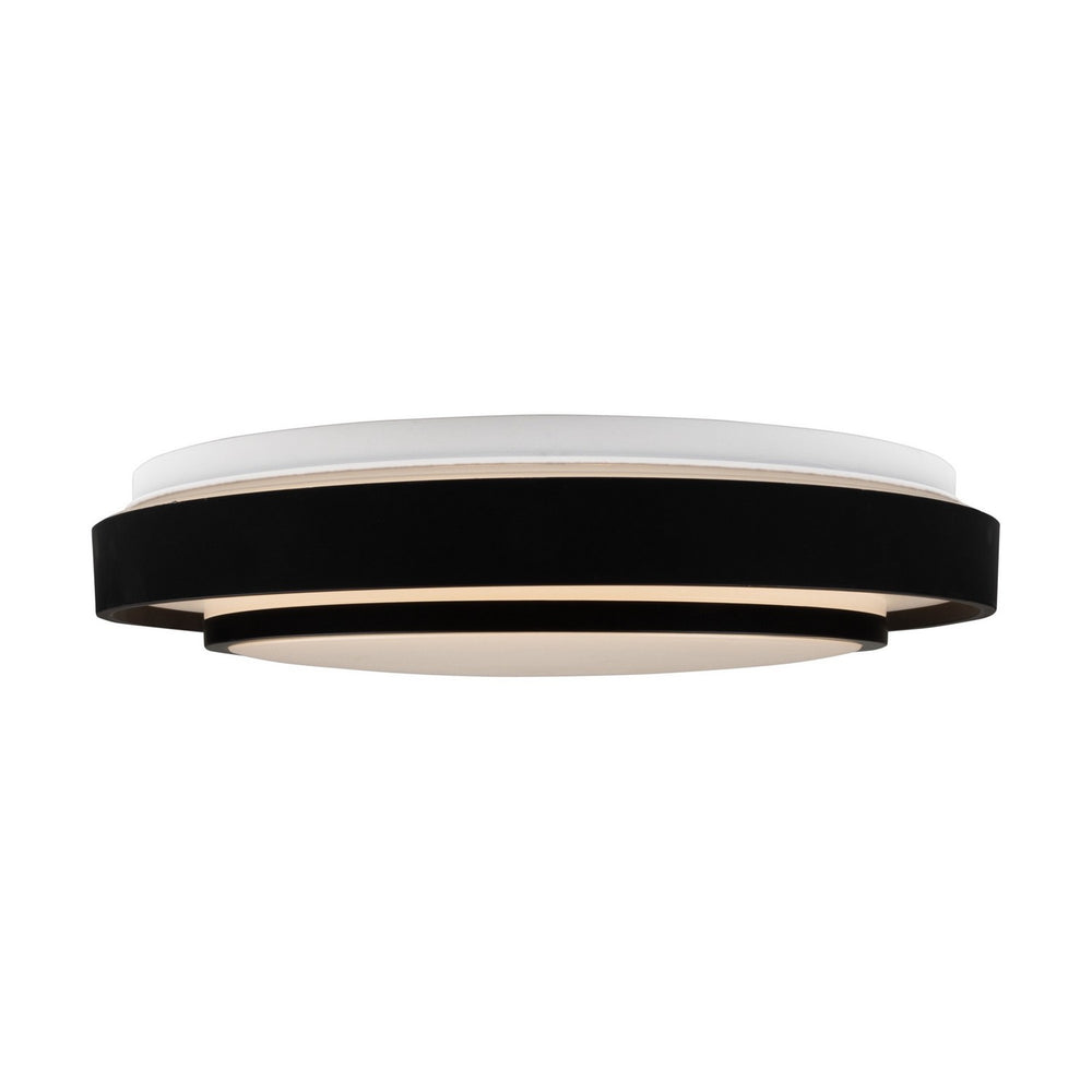 Artcraft Canada - AC7401BK - LED Flush Mount - Aziza - Black