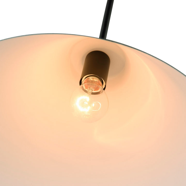 Artcraft Canada - AC11910BK - One Light Pendant - Baltic - Black and Brushed Brass