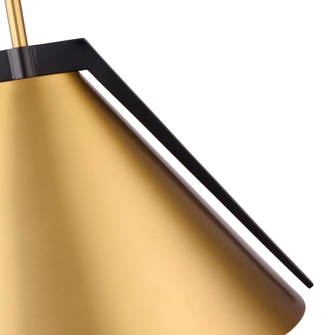 Artcraft Canada - AC11910BR - One Light Pendant - Baltic - Brass and black