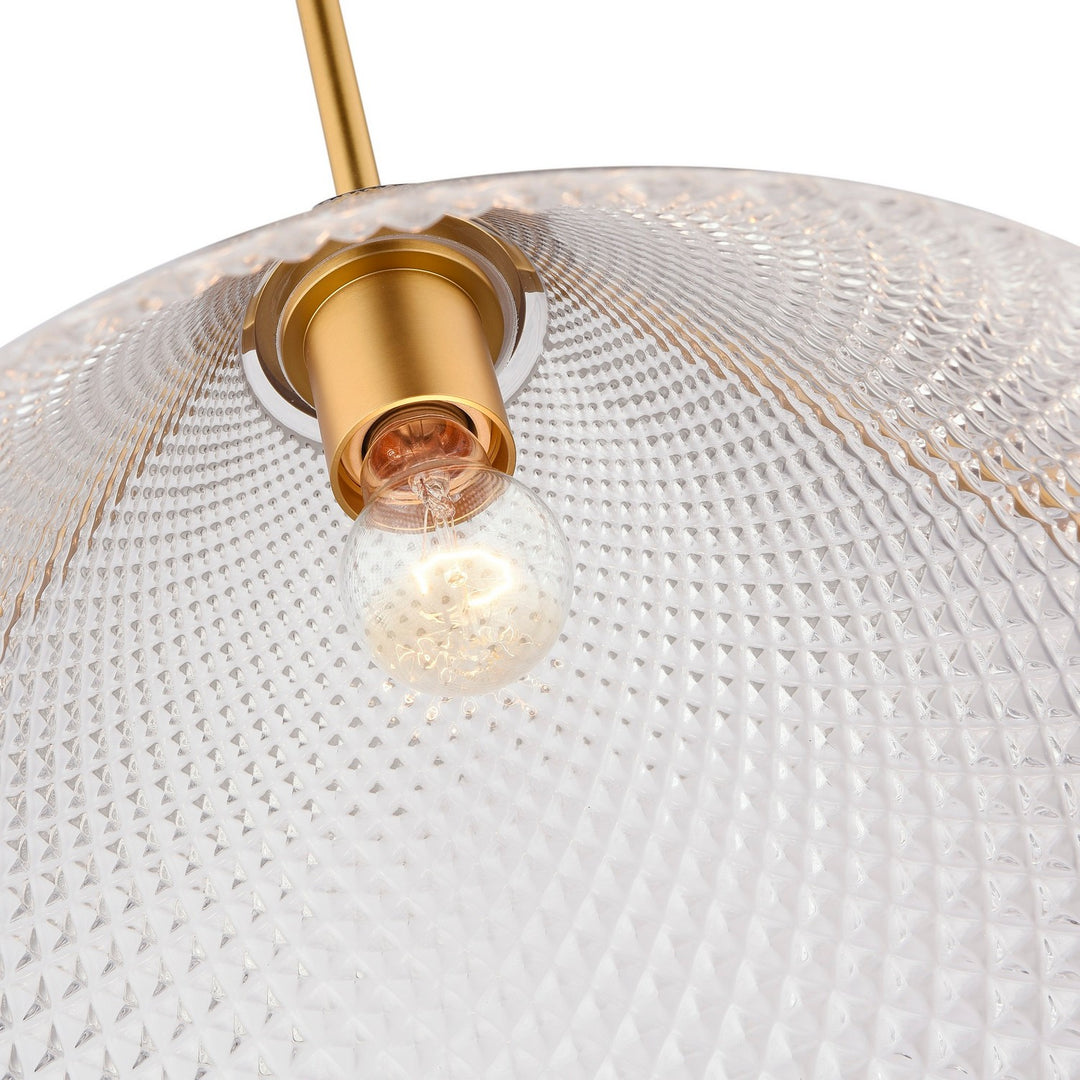 Artcraft Canada - AC11911BR - One Light Pendant - Baltic - Brass and black