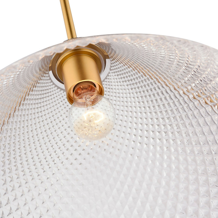 Artcraft Canada - AC11911BR - One Light Pendant - Baltic - Brass and black