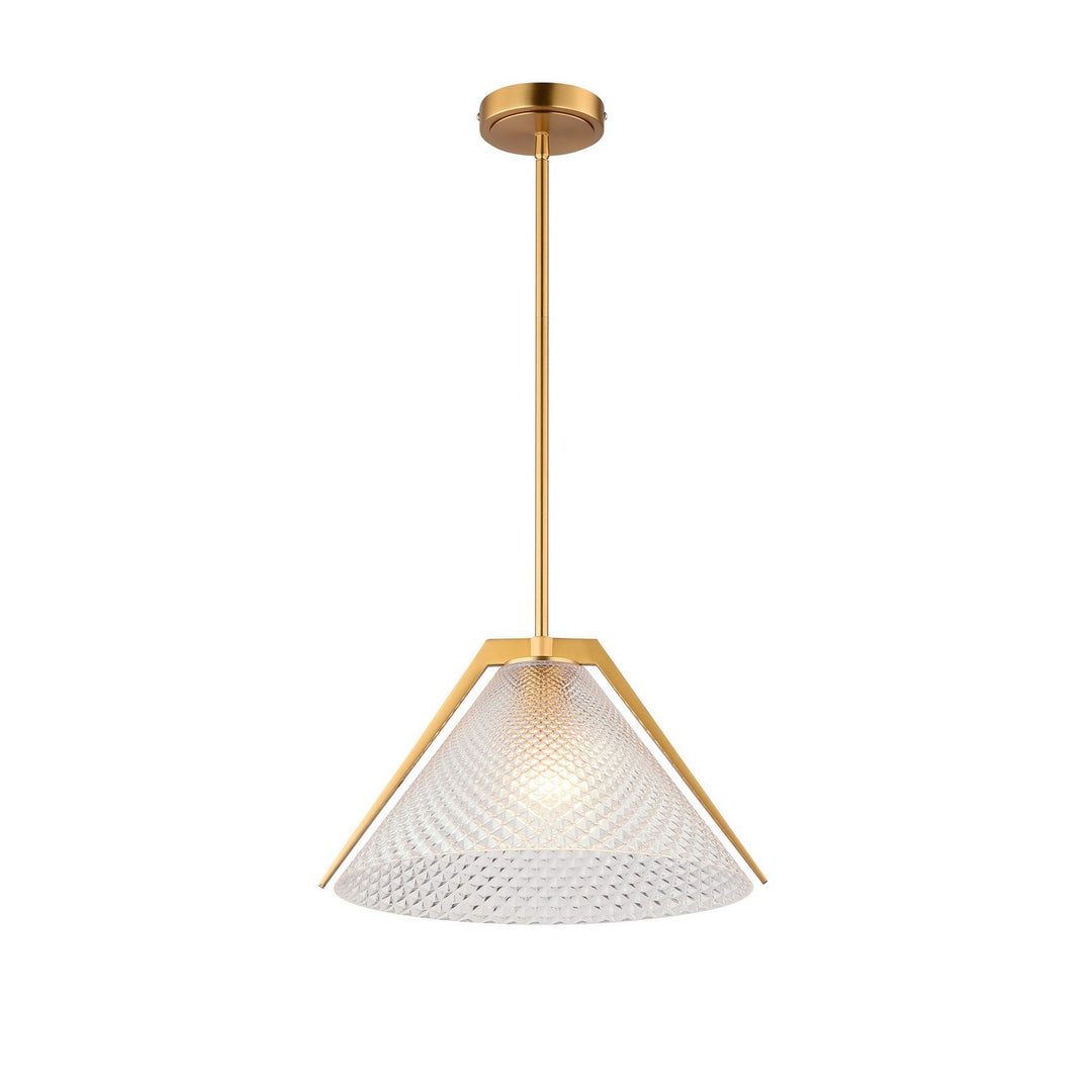 Artcraft Canada - AC11911BR - One Light Pendant - Baltic - Brass and black