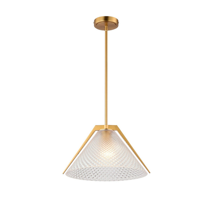 Artcraft Canada - AC11911BR - One Light Pendant - Baltic - Brass and black