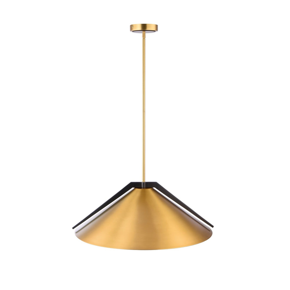Artcraft Canada - AC11914BR - Three Light Pendant - Baltic - Brass and black