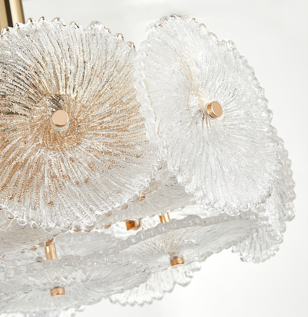 Artcraft Canada - AC11965BR - Six Light Semi-Flush Mount - Bloom - Brass