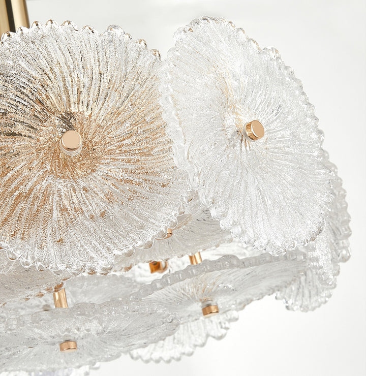 Artcraft Canada - AC11965BR - Six Light Semi-Flush Mount - Bloom - Brass