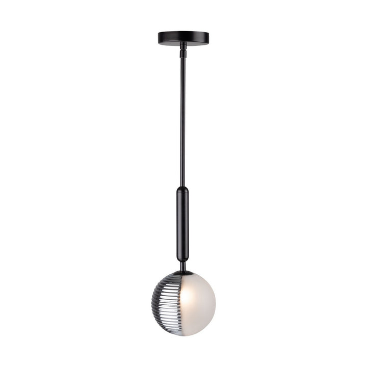 Artcraft Canada - AC11880BK - One Light Pendant - Bolla - Black