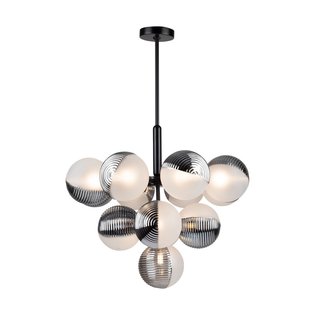 Artcraft Canada - AC11883BK - 13 Light Chandelier - Bolla - Black