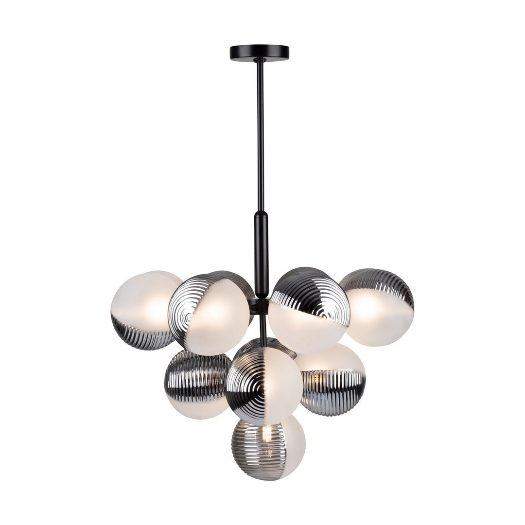 Artcraft Canada - AC11883BK - 13 Light Chandelier - Bolla - Black