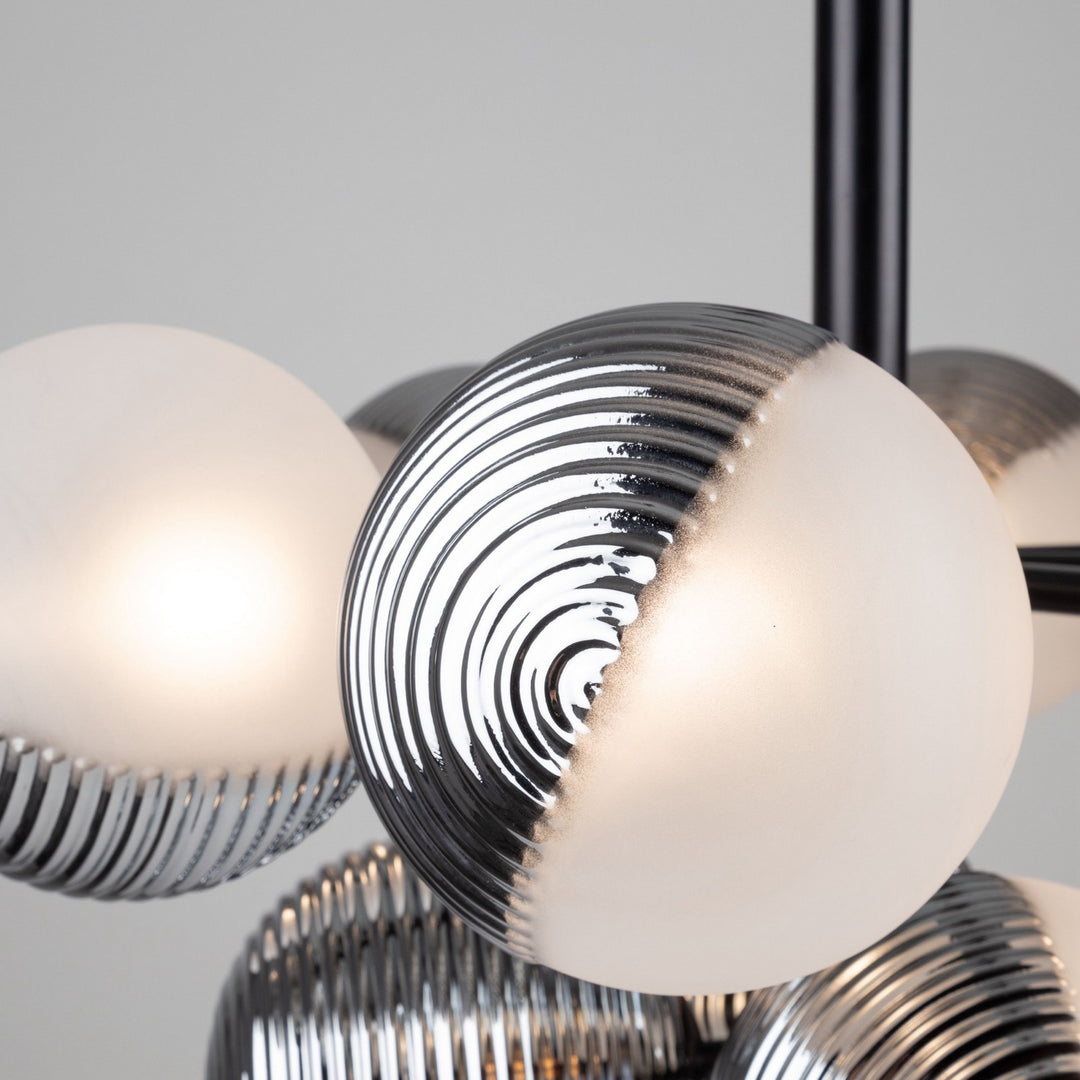 Artcraft Canada - AC11883BK - 13 Light Chandelier - Bolla - Black
