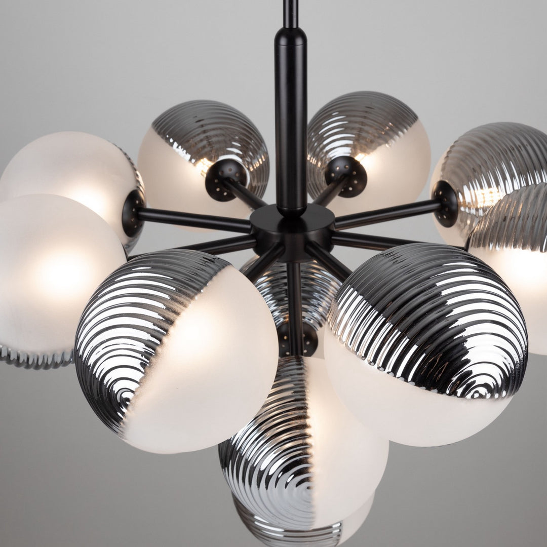 Artcraft Canada - AC11883BK - 13 Light Chandelier - Bolla - Black
