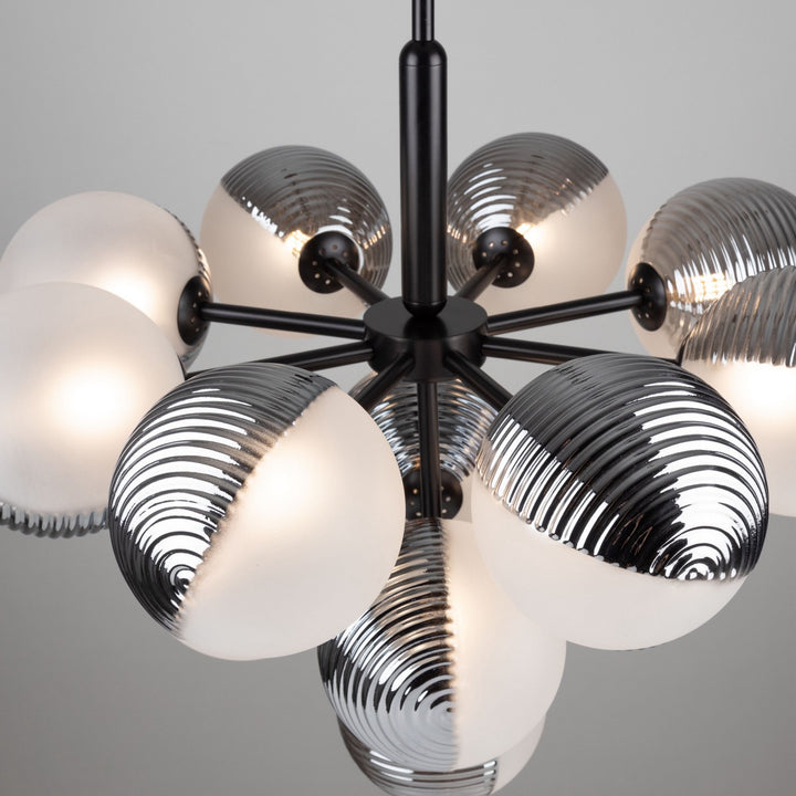 Artcraft Canada - AC11883BK - 13 Light Chandelier - Bolla - Black