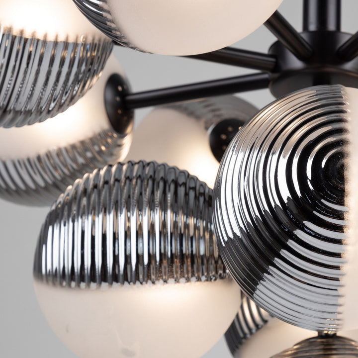 Artcraft Canada - AC11883BK - 13 Light Chandelier - Bolla - Black