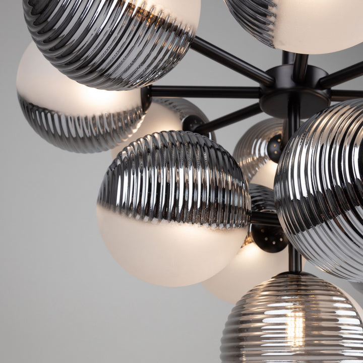 Artcraft Canada - AC11883BK - 13 Light Chandelier - Bolla - Black