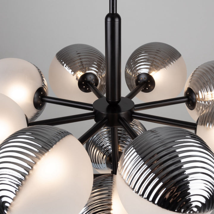Artcraft Canada - AC11883BK - 13 Light Chandelier - Bolla - Black