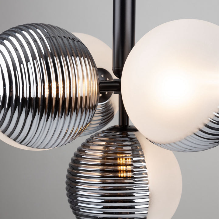Artcraft Canada - AC11885BK - Five Light Pendant - Bolla - Black