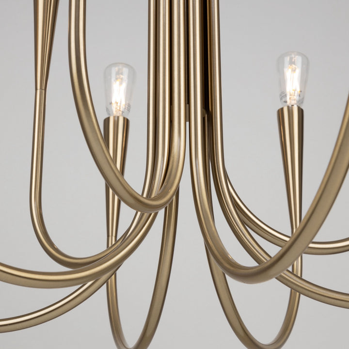 Artcraft Canada - AC11929BR - Nine Light Chandelier - Bronte - Brass