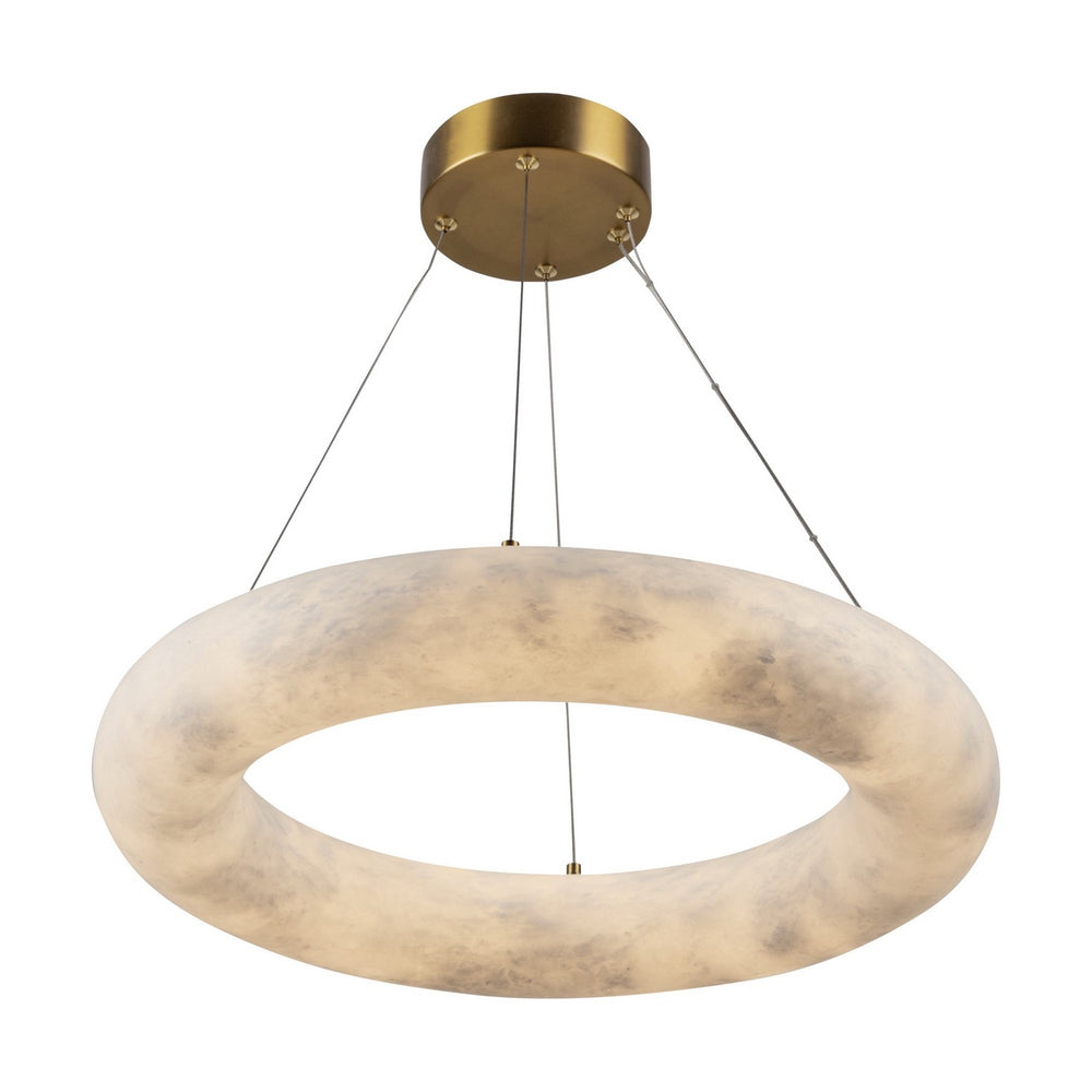 Artcraft Canada - AC7468BR - LED Chandelier - Camila - Brushed Brass