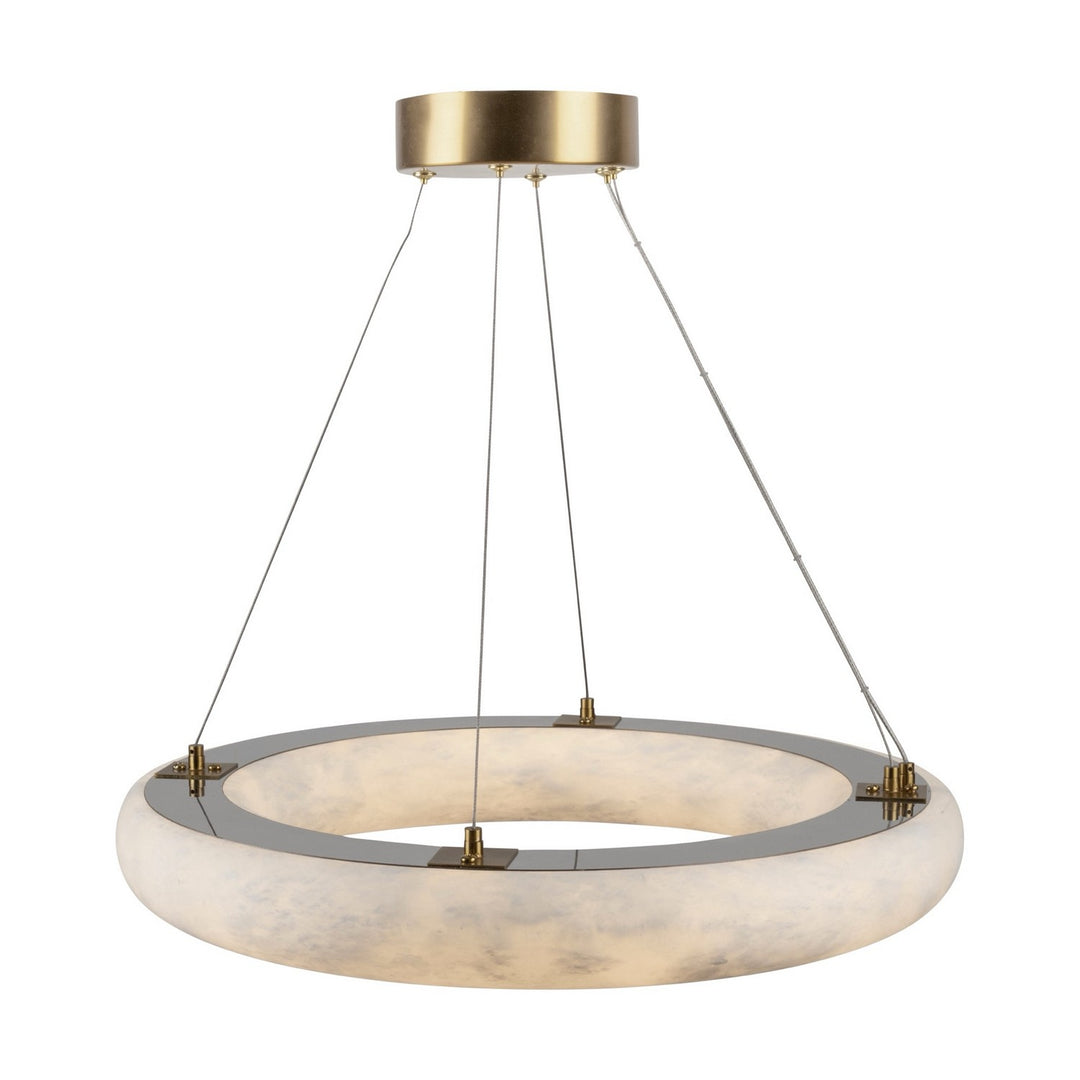 Artcraft Canada - AC7468BR - LED Chandelier - Camila - Brushed Brass