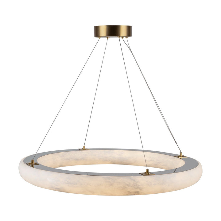 Artcraft Canada - AC7469BR - LED Chandelier - Camila - Brushed Brass