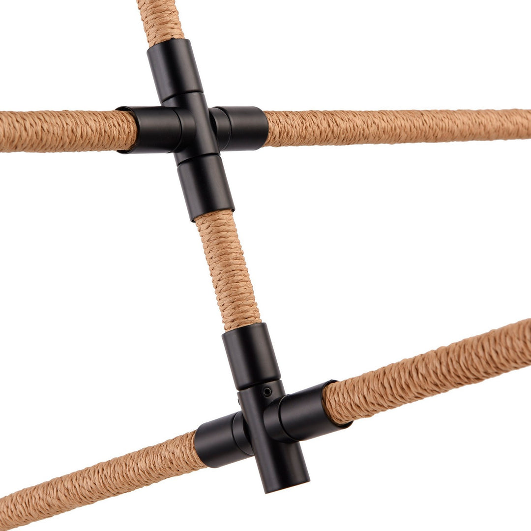 Artcraft Canada - AC11844BK - Four Light Chandelier - Capilano - Black