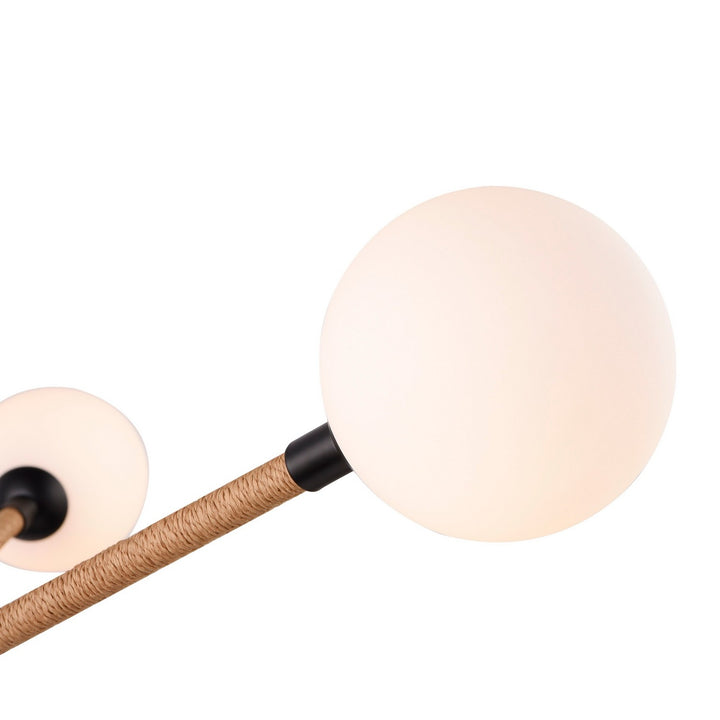 Artcraft Canada - AC11846BK - Six Light Chandelier - Capilano - Black