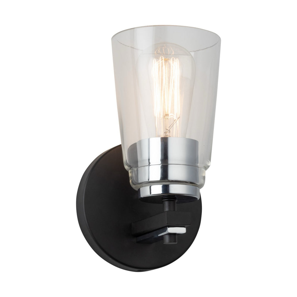 Artcraft Canada - AC11931NB - One Light Bathroom - Essex - Black and Chrome