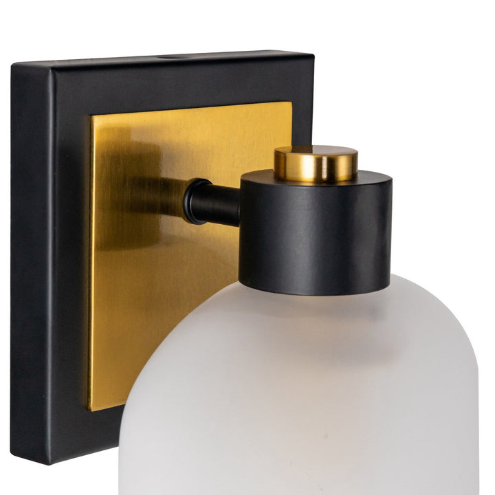 Artcraft Canada - AC11691BB - One Light Bathroom Sconce - Lyndon - Black and Brushed Brass