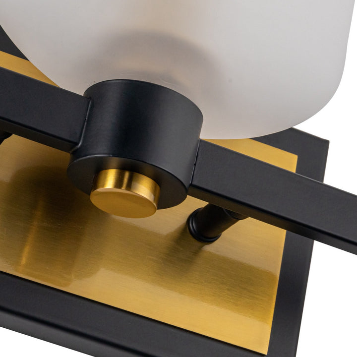 Artcraft Canada - AC11693BB - Three Light Bathroom Vanity - Lyndon - Black and Brushed Brass