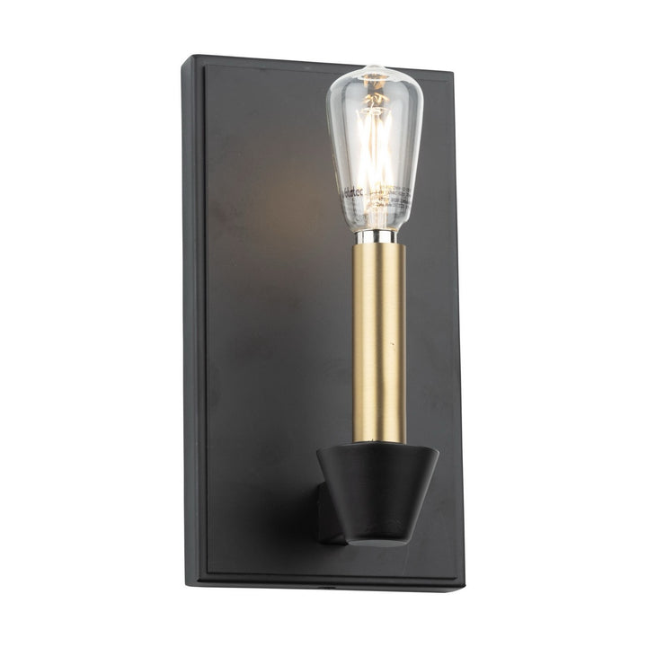 Artcraft Canada - AC11981BB - One Light Wall Sconce - Notting Hill - Black and Brushed Brass