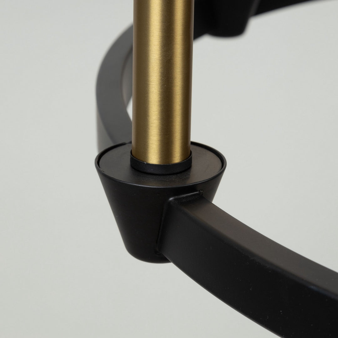 Artcraft Canada - AC11985BB - 15 Light Chandelier - Notting Hill - Black and Brushed Brass