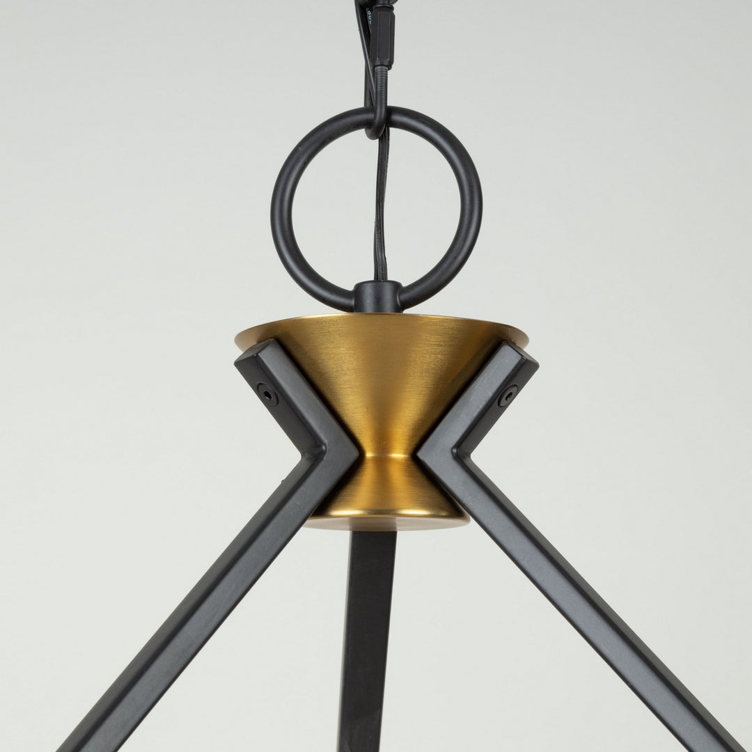 Artcraft Canada - AC11986BB - Six Light Chandelier - Notting Hill - Black and Brushed Brass