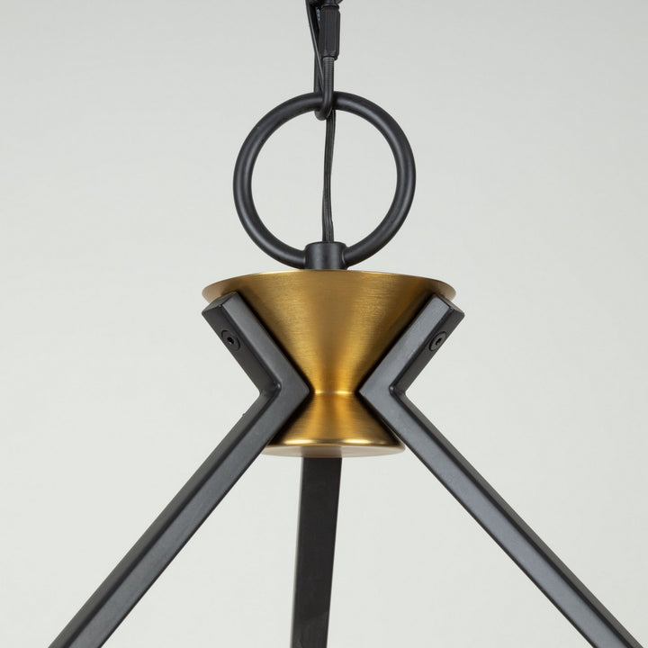 Artcraft Canada - AC11986BB - Six Light Chandelier - Notting Hill - Black and Brushed Brass