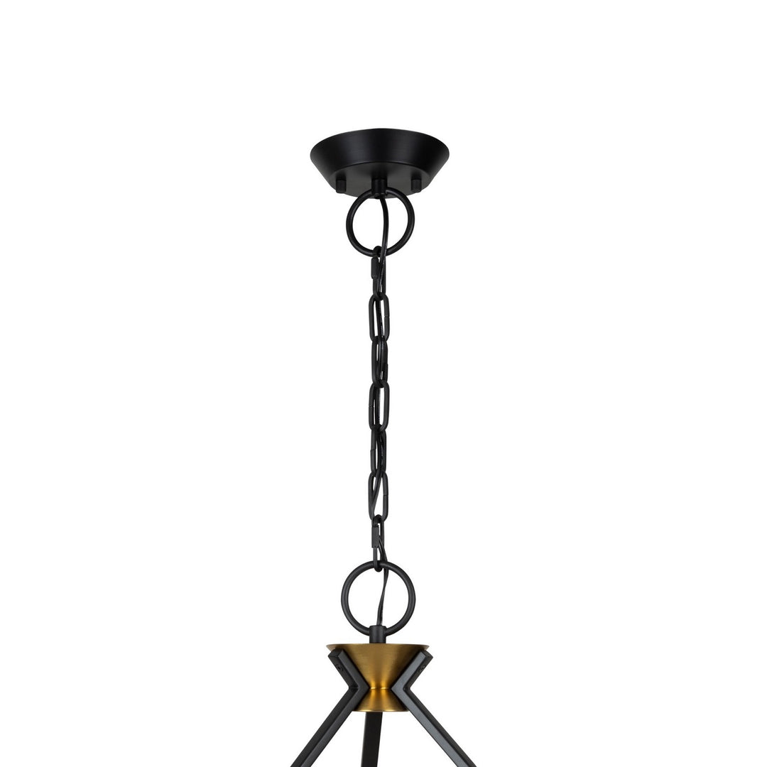 Artcraft Canada - AC11989BB - Nine Light Chandelier - Notting Hill - Black and Brushed Brass