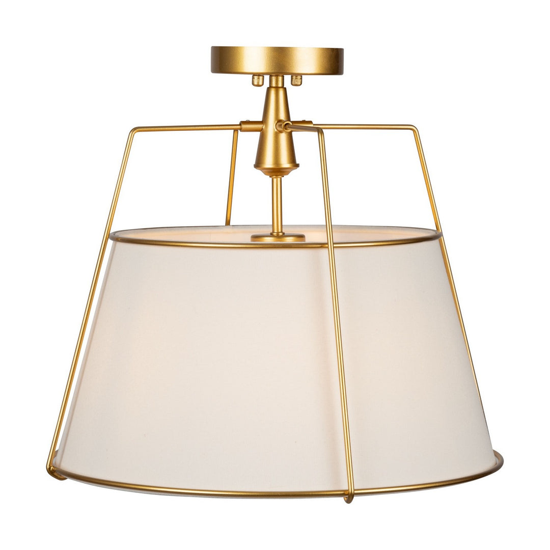 Artcraft Canada - SC13362BR - Three Light Semi-Flush Mount - Pullman - Brass