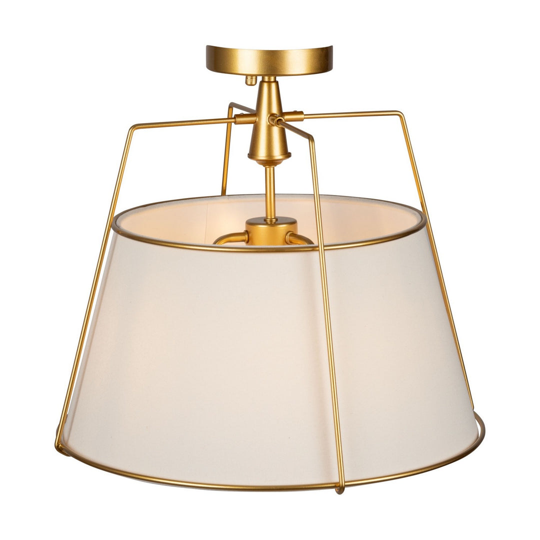 Artcraft Canada - SC13362BR - Three Light Semi-Flush Mount - Pullman - Brass