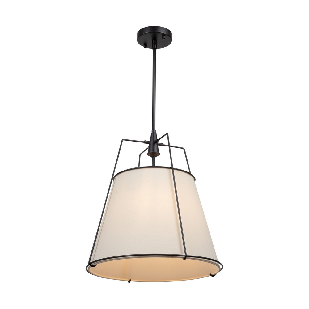 Artcraft Canada - SC13363BK - Three Light Pendant - Pullman - Black