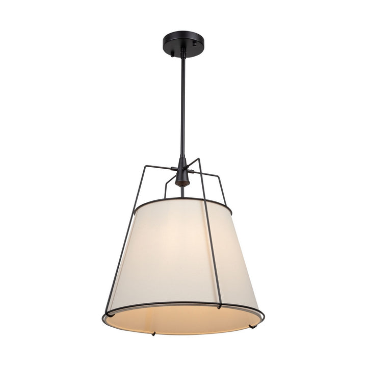 Artcraft Canada - SC13363BK - Three Light Pendant - Pullman - Black