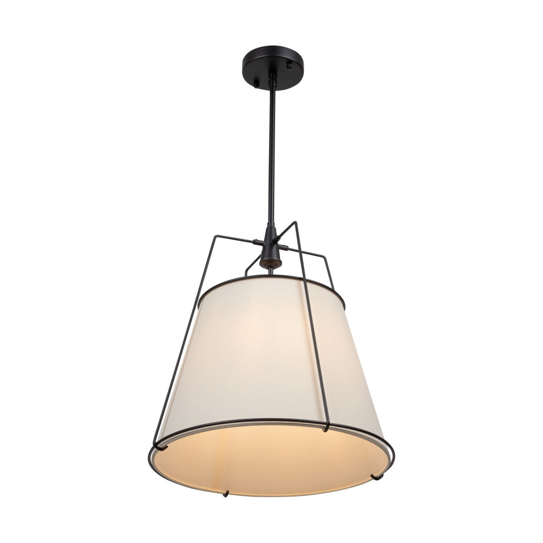 Artcraft Canada - SC13363BK - Three Light Pendant - Pullman - Black