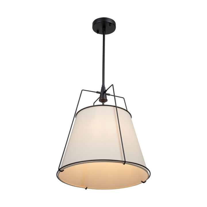 Artcraft Canada - SC13363BK - Three Light Pendant - Pullman - Black