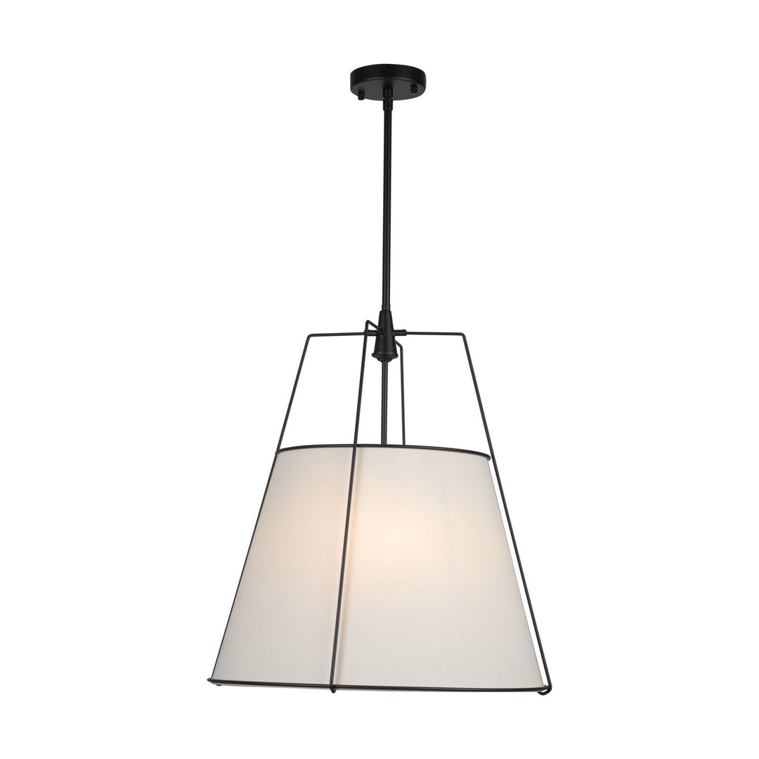 Artcraft Canada - SC13364BK - Four Light Pendant - Pullman - Black