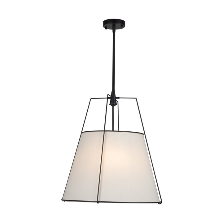 Artcraft Canada - SC13364BK - Four Light Pendant - Pullman - Black