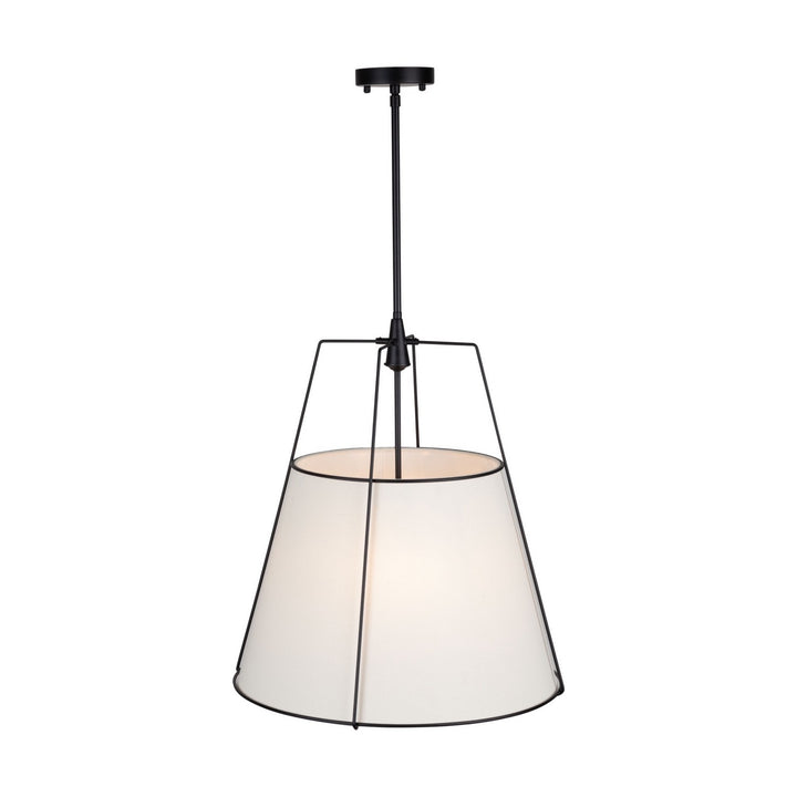 Artcraft Canada - SC13364BK - Four Light Pendant - Pullman - Black