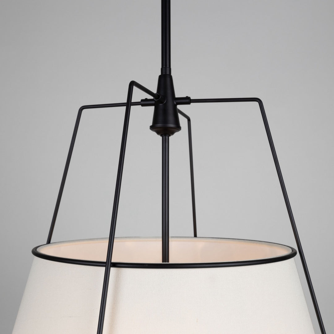 Artcraft Canada - SC13364BK - Four Light Pendant - Pullman - Black