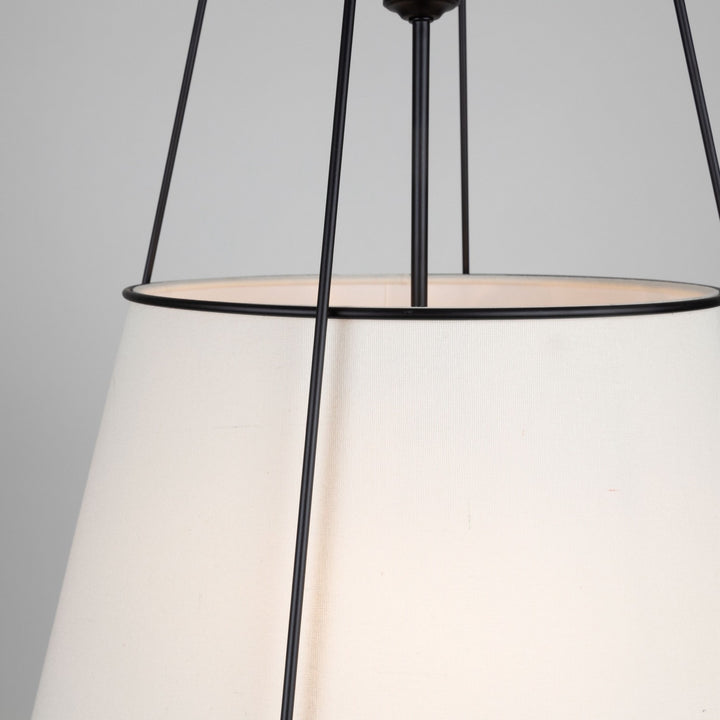 Artcraft Canada - SC13364BK - Four Light Pendant - Pullman - Black