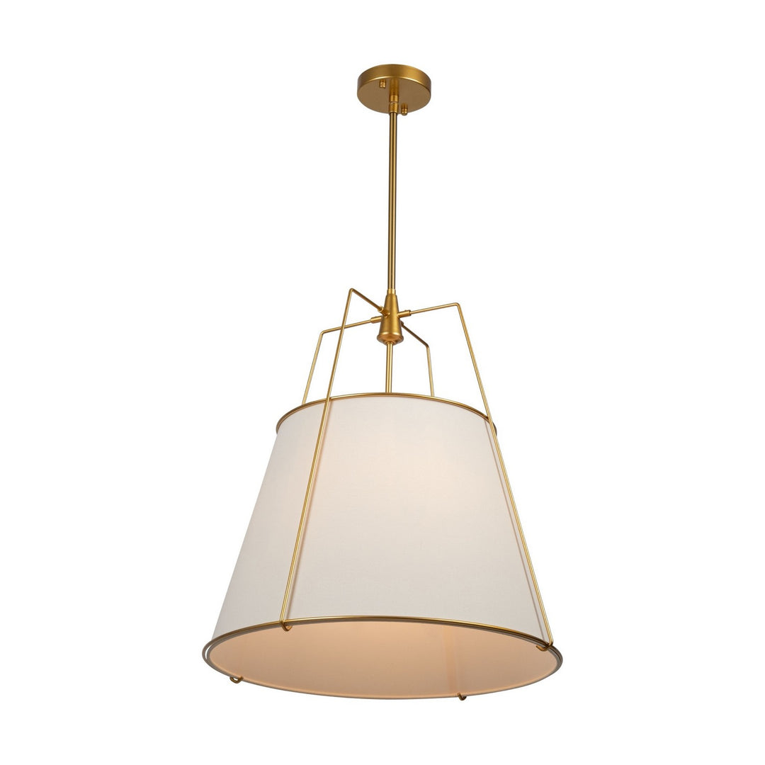 Artcraft Canada - SC13364BR - Four Light Pendant - Pullman - Brass