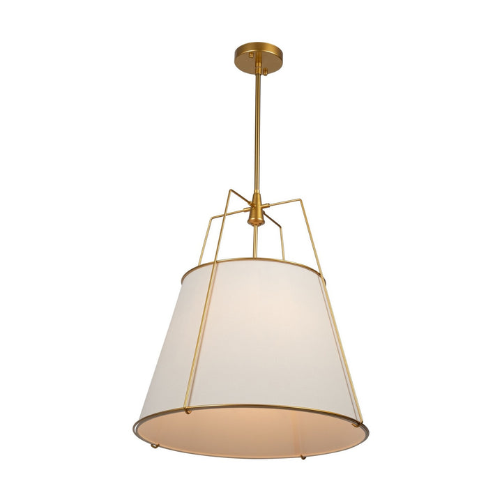 Artcraft Canada - SC13364BR - Four Light Pendant - Pullman - Brass