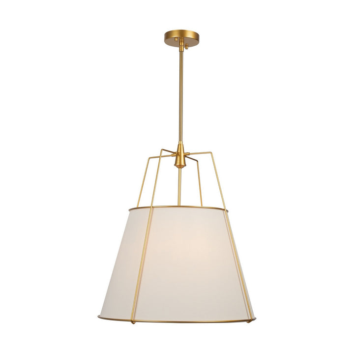 Artcraft Canada - SC13364BR - Four Light Pendant - Pullman - Brass