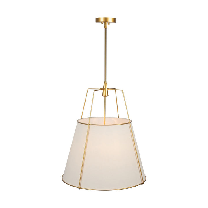 Artcraft Canada - SC13364BR - Four Light Pendant - Pullman - Brass