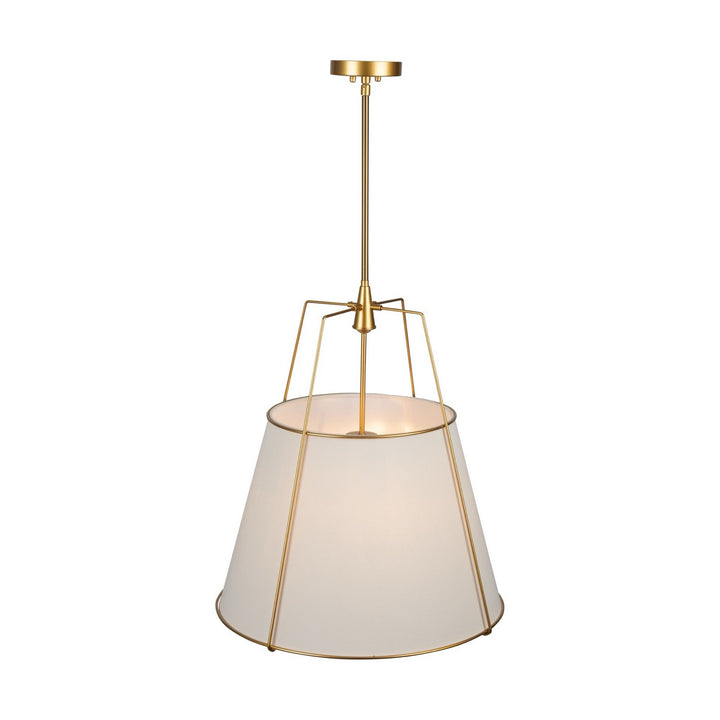 Artcraft Canada - SC13364BR - Four Light Pendant - Pullman - Brass